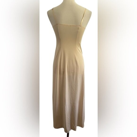 Vintage Vanity Fair Cream Chemise Slip on Gown Adjustable Straps Size Small - Picture 4 of 12